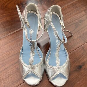 MARCS Silver Strappy Heels for Women